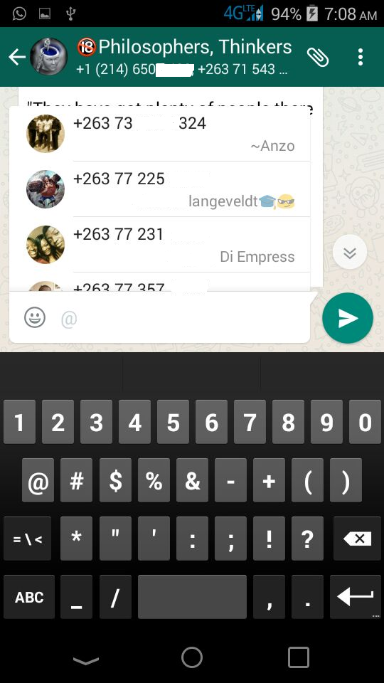 WhatsApp Mentions is a new feature to tag specific people in a group.